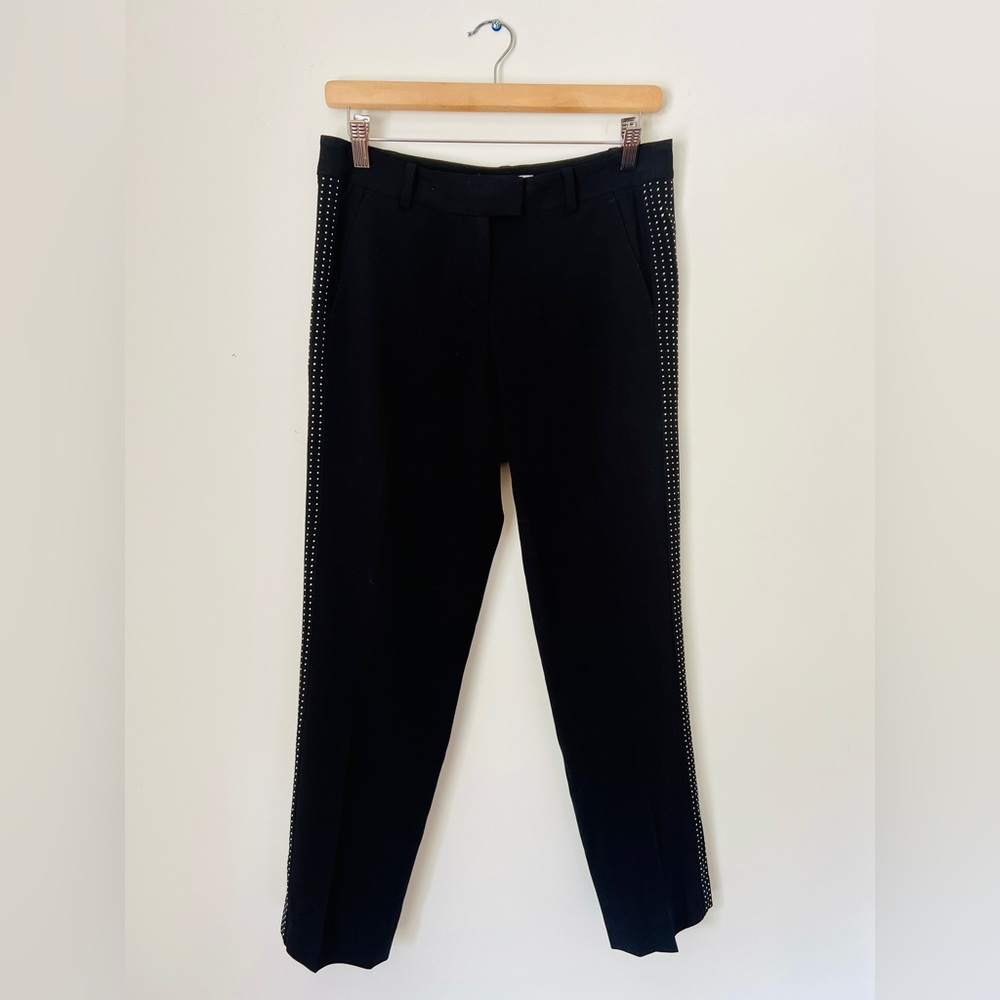 Michael Kors | Slim Fit Cropped, Studded Trousers
